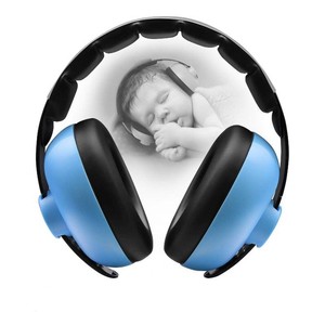 $21 BBTKCARE Baby Ear Protection Noise Cancelling Headphones for Babies for 3 Months to 3 Years (Blue)