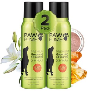 $20 PAWFUME Dog Perfume Spray Long Lasting, Show Dog, 2-Pack