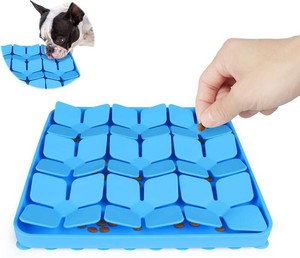 Snuffle Mat for Dogs,Silicone Interactive Dog Mat No Hurt for Dogs Nose for Smell Training and Slow Eating,Encourages Natural Foraging Skills and Stress Relief for Dog Mental Stimulation Toys