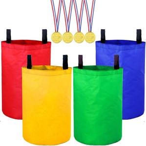 Potato Sack Race Bags, Colorful Durable Sack Race Bags Outdoor Lawn Games for Kids & Childrens, No Odors or Messy Fibers, Birthday Party and Outdoor Family Games Set