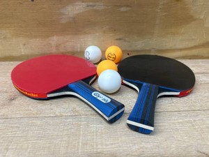 Glymnis Ping Pong Paddles Set of 42, Table Tennis Rackets Set and Balls