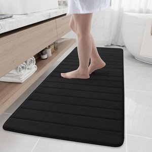 $55 Buganda Memory Foam Bath Mat 70 x 24, Ultra Soft Absorbent Bathroom Rugs