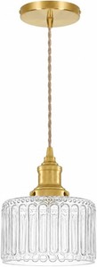 $40 Vintage Pendant Lights for Kitchen Gold Hanging Light for Hallway