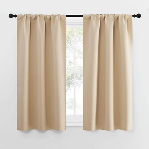 $22 NICETOWN Biscotti Beige Blackout Curtains for Window 34 w x 54 L 2 Panels