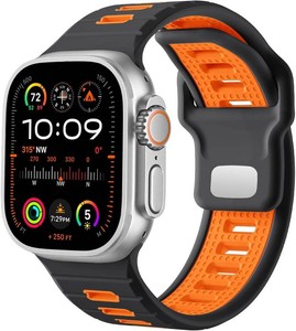 Odbeai Sport Band Compatible with Apple Watch Ultra 2 3Ultra Band,Compatible with Apple Watch Bands for Men 49mm 46mm 45mm 44mm 42mm,Waterproof Silicone Strap for iWatch Bands All Series SE 11 10 9-1
