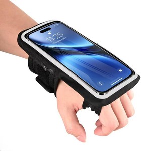 Wristbands Phone Holder for Running, Forearm Running Armbands for iPhone 1615 Pro14 Plus1311XRXS, Galaxy S24S10, Supports Thick Phone Cases, Fits Up to 6.9 Phones