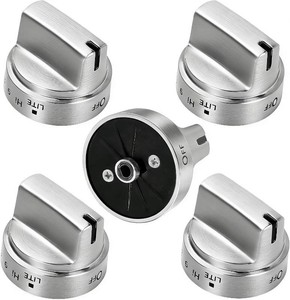 $30 Stainless Steel WB03X24818 Gas Stove Knobs Replacement for GE Range Stove