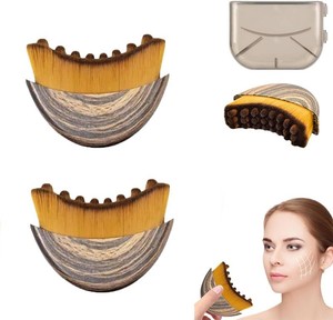 New Lymphatic Contour Face Brush, Lymphatic Drainage Massager for Face,Ergonomically Designed to Fit The Skin Precisely and Relieve Fatigue(2PCS)
