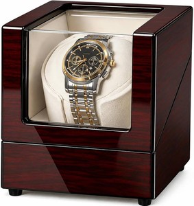 $40 Watch Winders for Automatic Watches, Single Rotating Watch Box, Quiet Motor
