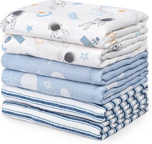 $20 GLLQUEN BABY Receiving Blankets Boy Muslin Swaddle Blankets for Newborn