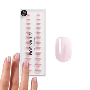 $23 DOONAILS  Press-On Nails   Square Extra Short, 5-Layer Salon Gel, 30 Pc Kit  Jet Set in Black, Reusable Salon-Quality Nails in 15 Sizes with Adhesive Tabs, U as Postizas