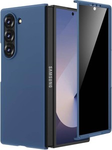 Maxdara for Samsung Z Fold 6 Case with Privacy Screen Protector, Blue