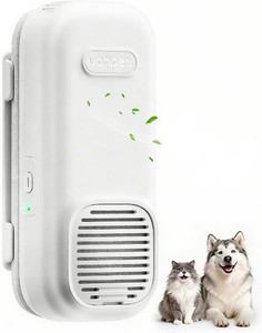 $40 uahpet Cat Litter Deodorizer Plug in, No Ozone & Filterless Nano-Tech Odor Eliminator for Litter Box, Pet Odor Neutralizer, Safe for Cats, Quiet 26dB Litter Box Air Purifier with 5ft Cord