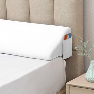 $28 Vekkia Bed Wedge Pillow for Headboard Gap,Bed Gap Filler(0-6) King
