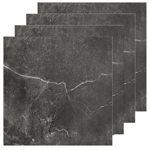 $49 AKOLAFE 40 Sheet Vinyl Flooring 12x12 Peel and Stick Floor Tile Waterproof Black Marble Vinyl Floor Tiles Clearance Self Adhesive Floor Tiles Sticky Laminate Flooring Stick on Bathroom Kitchen