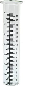 7 Plastic Rain Gauge Replacement Tube, 8.25 x 2.25 x 1.75 inches Cold Resistance Crack Resistance for Outdoor Yard Garden Home