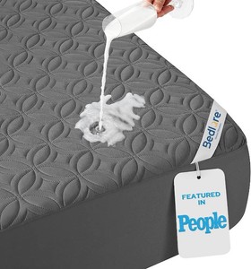 $30 BEDLORE Waterproof Mattress Protector, Queen Size Mattress Pad Noiseless