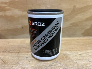 GROZ Spin On Fuel Filter Replacement Cartridge, 10 Micron, 1 12in.-16 UNF Thread, Model# FFFFS10-WB #67078