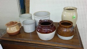 Vintage Pottery (7), Robinson Ransbottom and Cabin Art Bake Ware