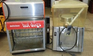 Franks Recreation Hot Dog Machine and Lemonade Machine from Bijou Theater, 18 � in