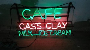 Cass Clay Vintage Neon Sign