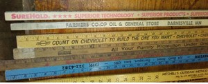 Vintage Advertising Yardsticks and More (15)