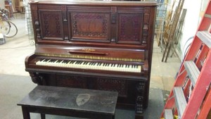 J&C Fisher New York Claw Foot Piano