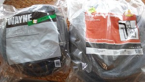 Sump Pump Hoses (2), New