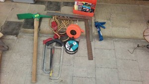 Grub Hoe, Block and Tackle and More