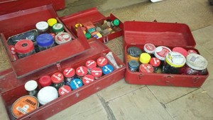 Metal Toolboxes with Contents (4)