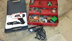 Soldering Gun, Supplies and Glue Gun