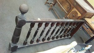 Banister from Bijou Theater in Barnesville
