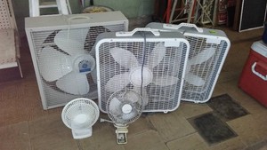 Box Fans (3) and More