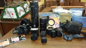 Vintage Vivitar SLR Camera & Accessories