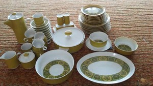Vintage Sango Aquarius Dinnerware Set