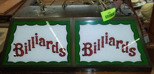 Vintage Hanging Billiards Light