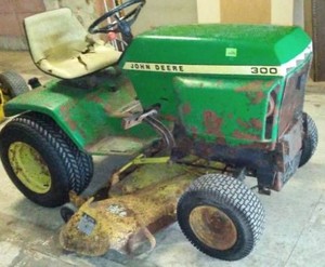 Vintage John Deere 300 Lawn and Garden Tractor