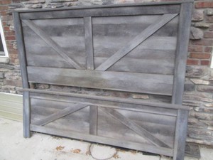 King size headboard and footboard