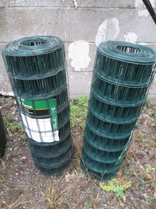 2 50 Foot Rolls of 2 foot tall wire lawn fence