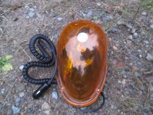Car plug in safety light for a vehicle