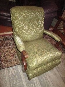 Ornate clawfoot chair