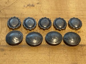 Western Style Cabinet Knob Pulls Concho & Buffalo Nickel Designs