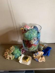 Group of Vintage Assorted Crochet Knit Trim Craft Textile Lot