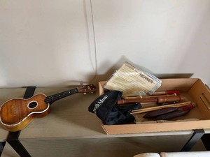 Group Ukulele & Assorted Musical Instrument Accessories Mixed Lot