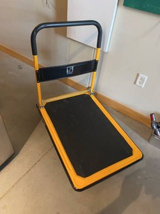 Wellmax Folding Platform Cart Push Dolly Utility Hand Truck