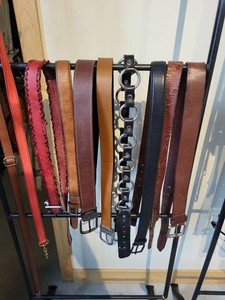 Lot of Assorted Leather Belts Wrangler Ring Link Braided Mixed Styles