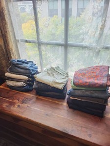 Womens Denim Shorts & Athletic Pants Mixed Lot Size S-M Casual Bottoms