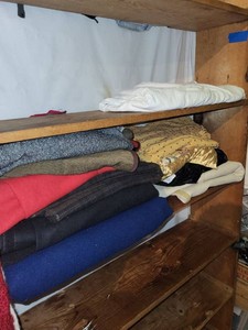 Assorted Blankets & Upholstery Sewing Fabric Remnants Mixed Textiles