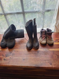 Lot of Assorted Winter & Rain Boots Columbia Wet Gear Suede