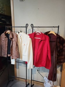 Lot of Womens Jackets & Fur Stole Calvin Klein Valerie Stevens